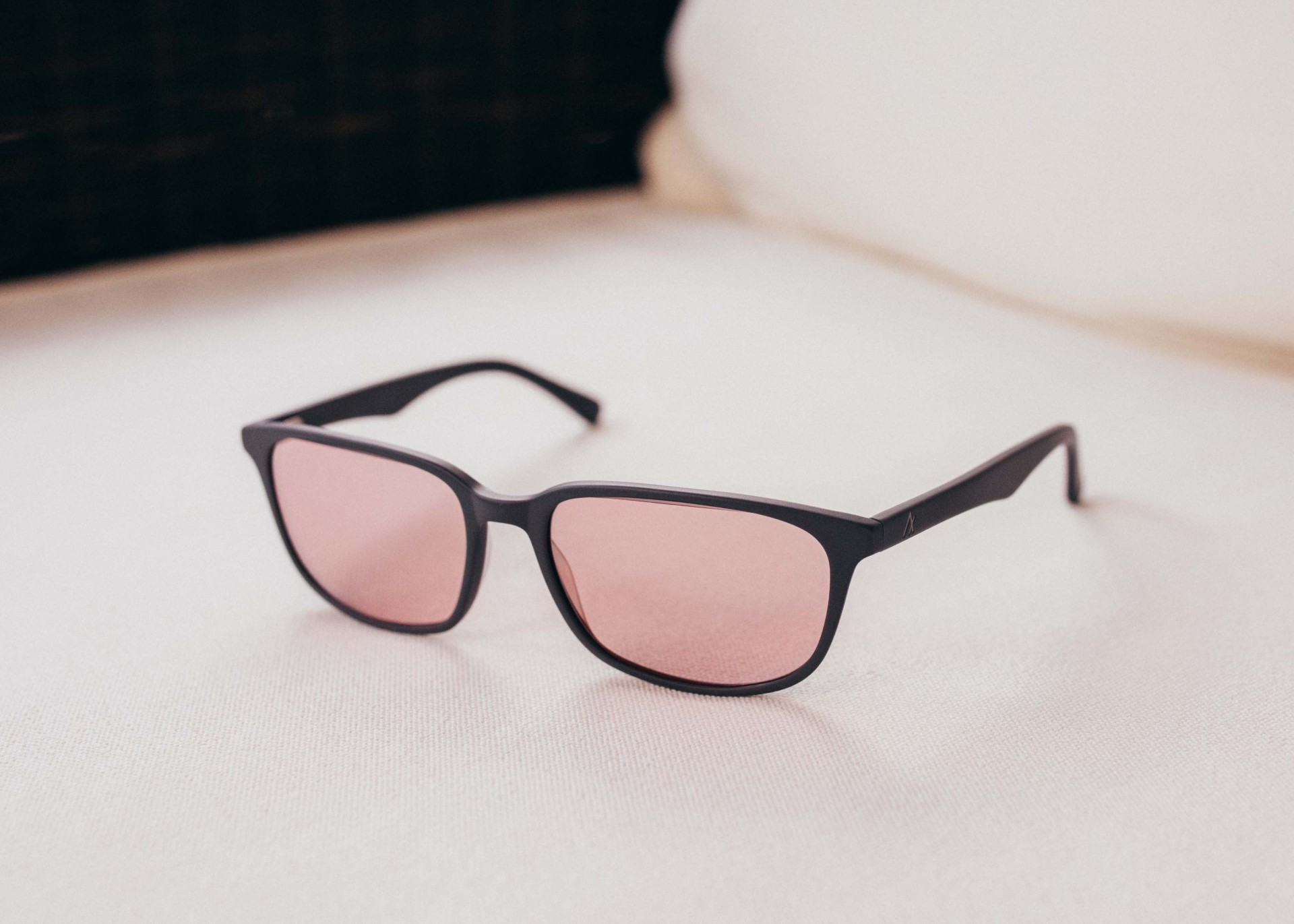 Finished eyewear with Premier FL-41 light sensitivity lenses
