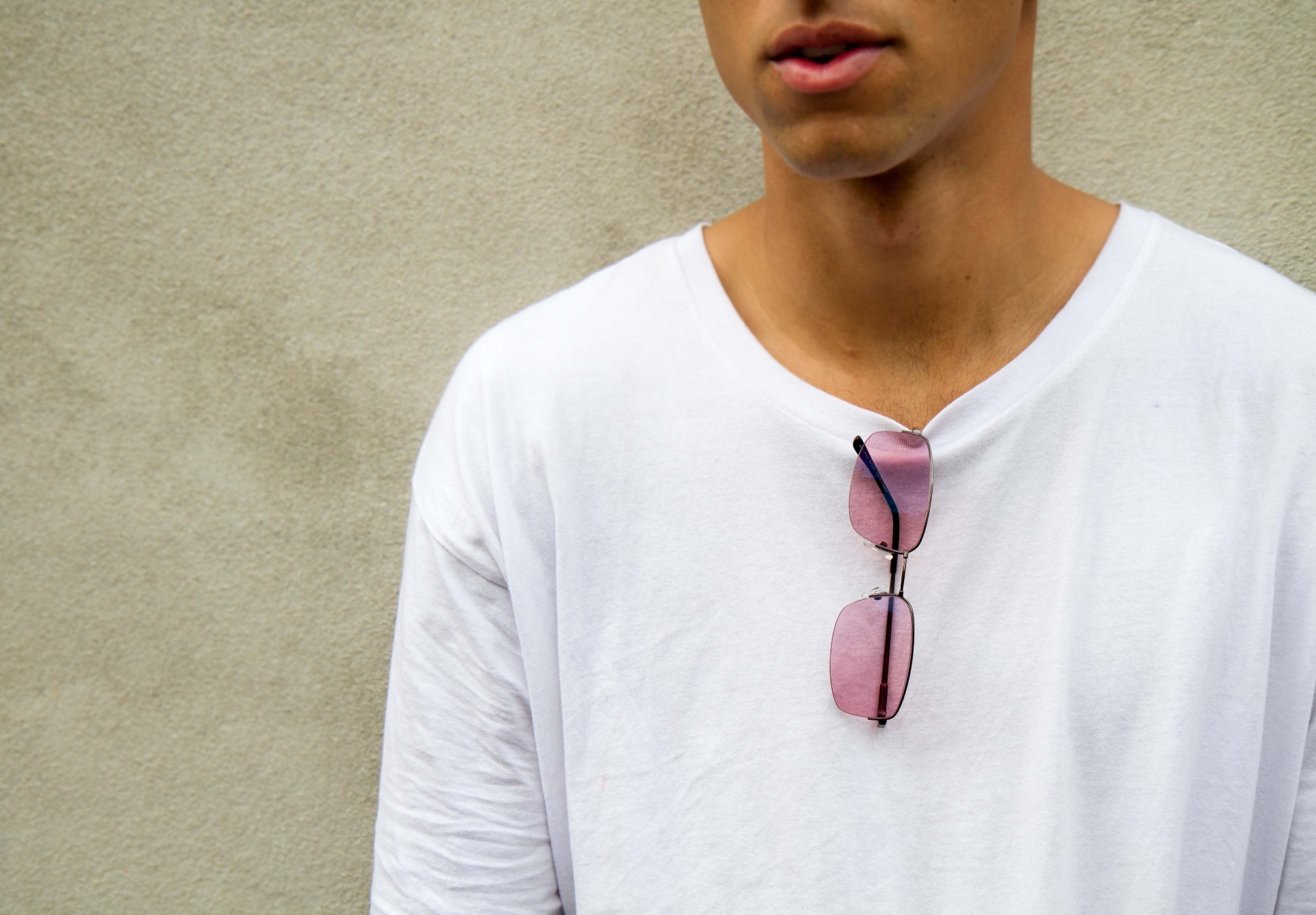 Person wearing Premier FL-41 glasses outdoors
